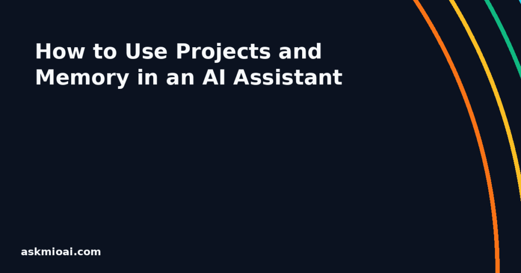AI projects and memory concentric arcs graphic
