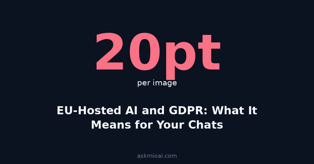 EU-Hosted AI and GDPR: What It Means for Your Chats - eu hosted ai illustration